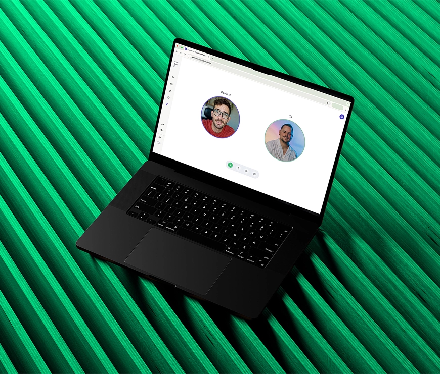 AI Fellows on laptop