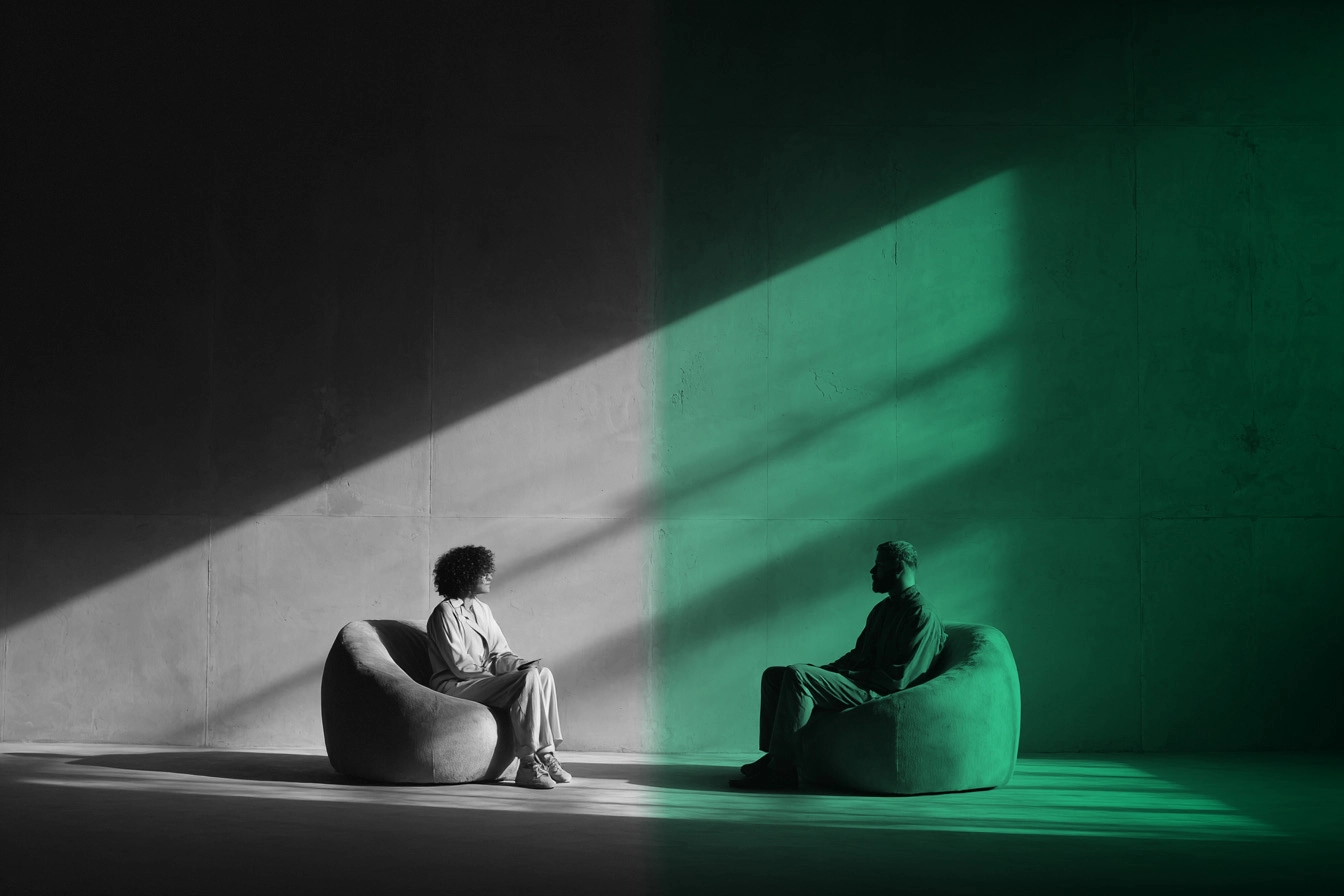 image of an interview