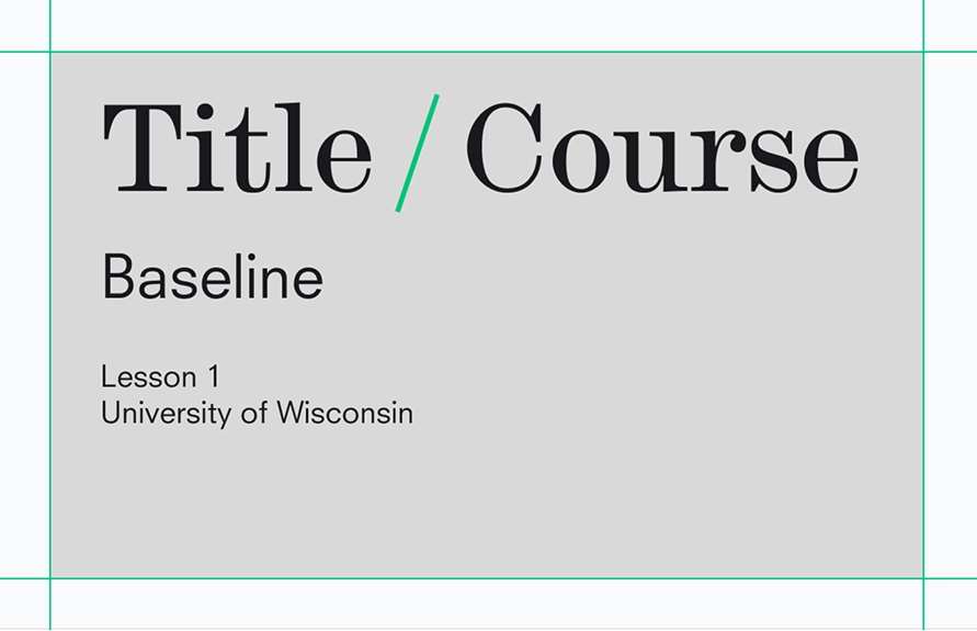 title course